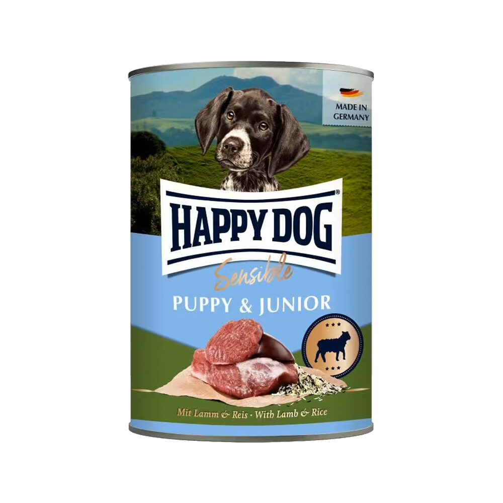 Happy Dog Sensible Puppy & Junior Nassfutter – Lamm & Reis - 6 x 400 g Happy Dog Sensible Puppy & Junior Nassfutter – Lamm & Reis - 6 x 400 g von Happy Dog