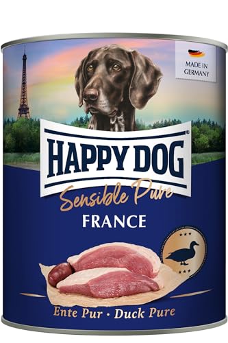 Happy Dog Sensible Pure France (Ente) M 12 x 800 g von Happy Dog