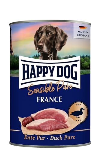 Happy Dog Sensible Pure France (Ente) M 18 x 400 g von Happy Dog