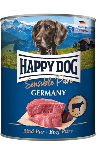 Happy Dog Sensible Pure Germany (Rind) M 18 x 800 g von Happy Dog