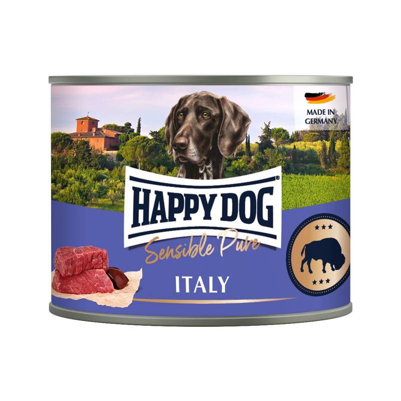 Happy Dog Sensible Pure Italy - Büffel - 6 x 200 g von Happy Dog