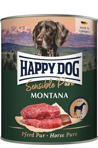 Happy Dog Sensible Pure Montana (Pferd) M 18 x 800 g von Happy Dog