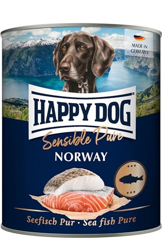 Happy Dog Sensible Pure Norway (Seefisch) M 18 x 800 g von Happy Dog