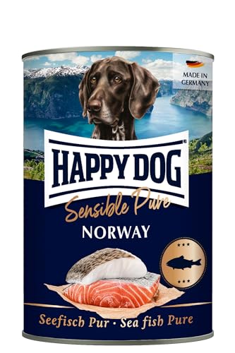 Happy Dog Sensible Pure Norway (Seefisch) M 6X 400g von Happy Dog