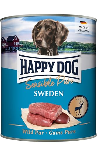 Happy Dog Sensible Pure Sweden (Wild) M 12 x 800 g von Happy Dog