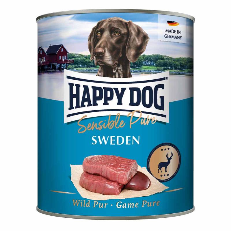 Happy Dog Sensible Pure Sweden (Wild) 12x800g von Happy Dog