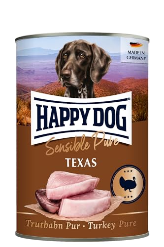 Happy Dog Sensible Pure Texas (Truthahn) M 12 x 400 g von Happy Dog