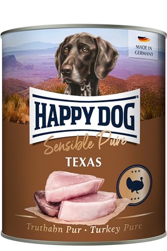 Happy Dog Sensible Pure Texas (Truthahn) M 12 x 800 g von Happy Dog