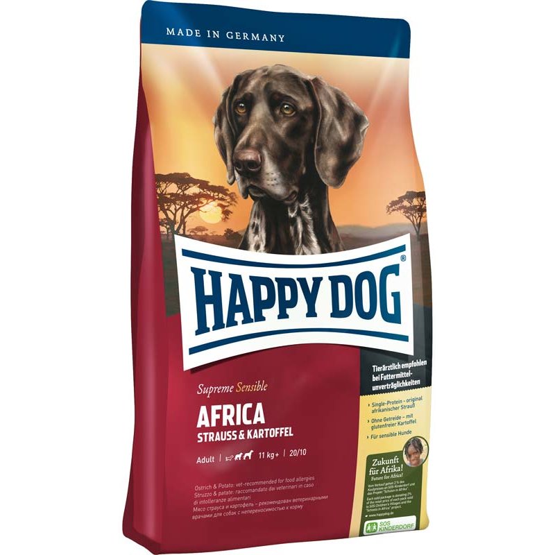 Happy Dog Supreme Sensible Africa - 4 kg (7,24 € pro 1 kg) von Happy Dog