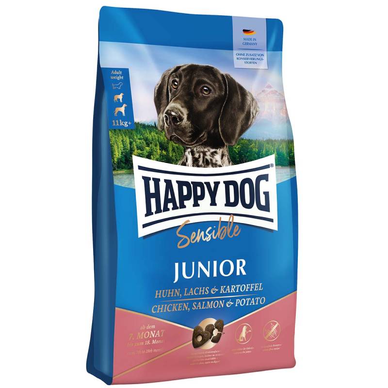 Happy Dog Supreme Sensible Junior Huhn, Lachs & Kartoffel 10kg von Happy Dog