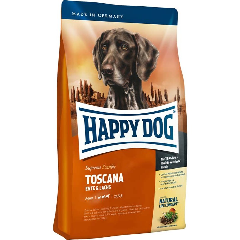 Happy Dog Supreme Sensible Toscana - 4 kg (5,49 € pro 1 kg) von Happy Dog