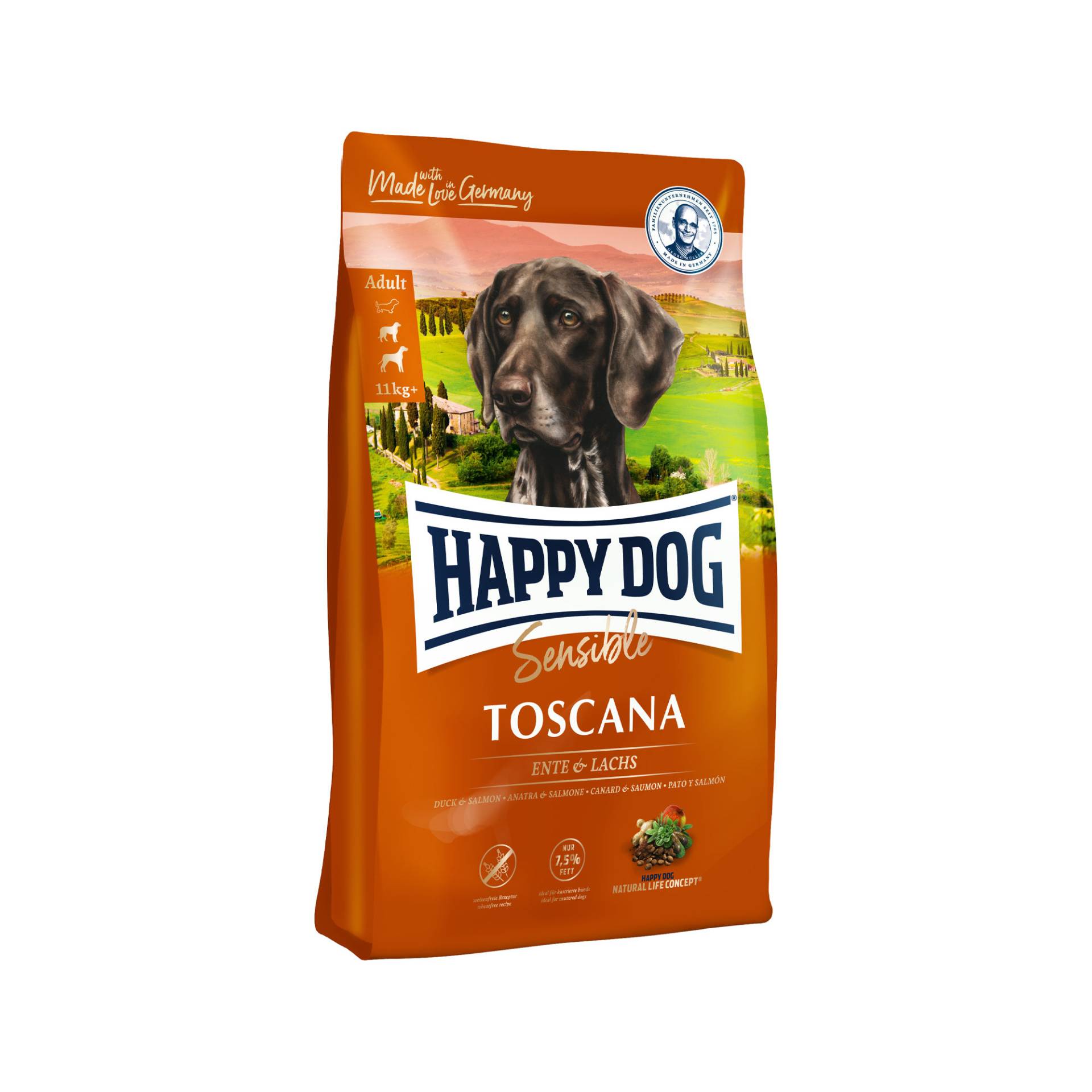 Happy Dog Supreme Sensible Toscana Hundefutter - 4 kg von Happy Dog