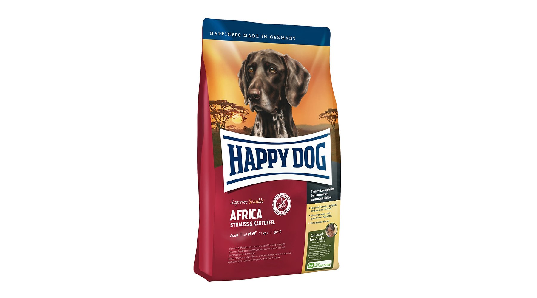 Happy Dog Trockenfutter "Supreme Sensible Africa" - 4000 g - Premiumqualität von Happy Dog von Happy Dog