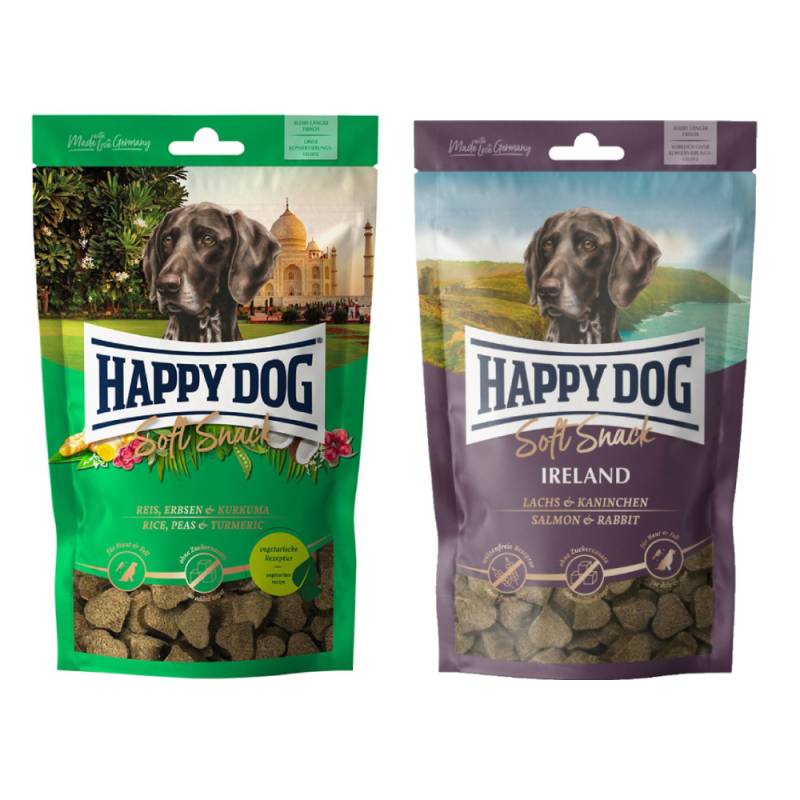 Kombi-Paket: Happy Dog Soft Snack -  India 3 x 100 g + 3 x 100 g Ireland von Happy Dog