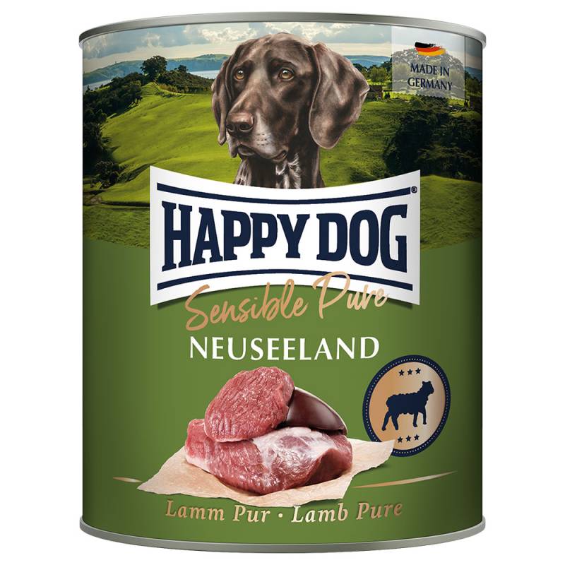 Sparpaket Happy Dog Sensible Pure 12 x 800 g - Neuseeland (Lamm Pur) von Happy Dog