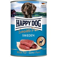 Sparpaket Happy Dog Sensible Pure 24 x 400 g - Sweden (Wild Pur) von Happy Dog