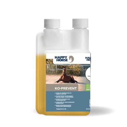 Happy Horse Ko-Prevent Saft der Magen-Darm-Booster für Pferde – 100% pflanzlich! – in Deutschland hergestellt – verdauungsfördernd – krampflösende Kräutermischung – von Tierärzten entwickelt von Happy Horse