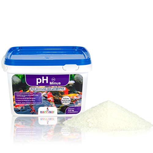 HAPPYKOI® pH Minus zur Senkung des pH Wertes im Teich in Granulatform HAPPYKOI® pH Minus PH Minus 2,5 kg von Happy Koi