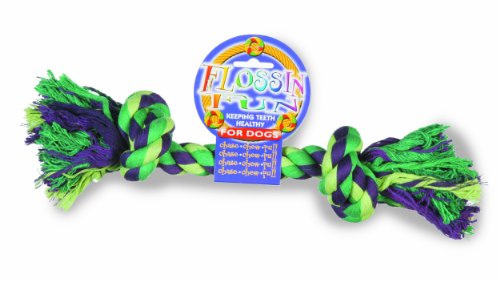 Robustes Hundespieltau mit zwei Knoten 20 cm von Happy Pet