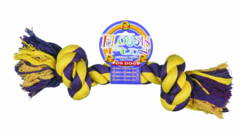 Robustes Hundespieltau mit zwei Knoten 23 cm von Happy Pet