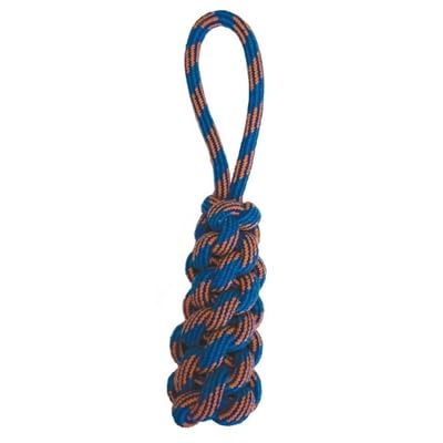 Happy Pet Twisted Tugger Flostouw Blauw/Oranje 32X8X8 cm von Happy Pet