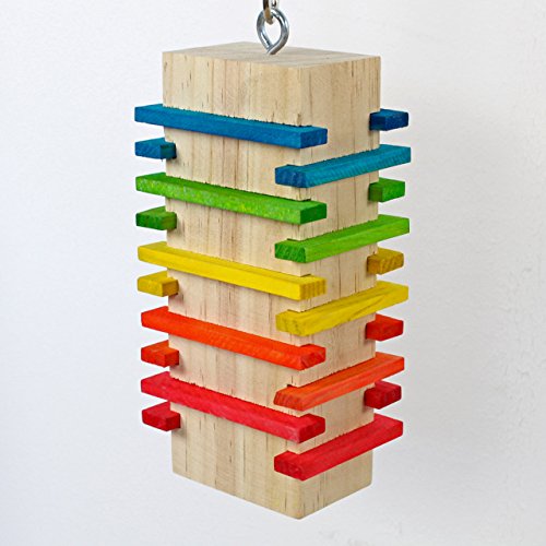 HappyBird | Papageienspielzeug aus Holz Slidy - der Knabberspaß ! von HappyBird