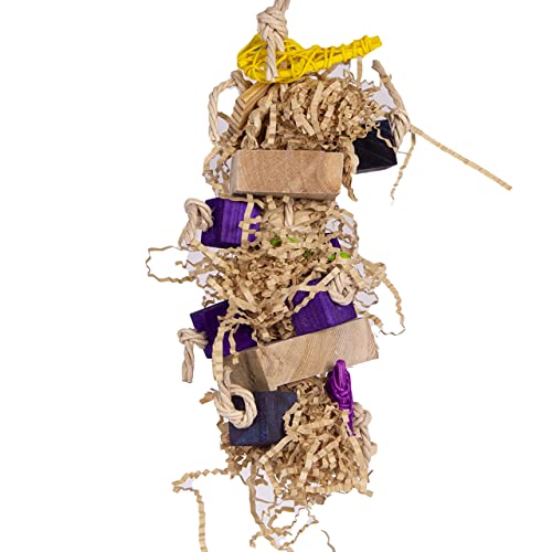 HappyBird | Purple Shreddy | Happy Nature Schredderspielzeug von HappyBird