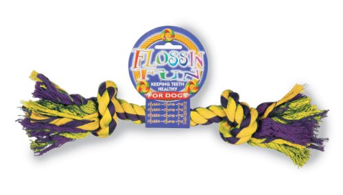 Nuts For Knots Happy Pet - Flossin Fun Zahnseideseil - 38 cm - 1 Stück von Happypet