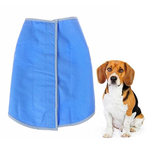 1Stk Haustiere Sommerweste Hundedecken für kleine Hunde Kühlmatte für Hunde, groß Hundebecken Dog Costume hundegeschenk Kleider Kühlmantel für Haustiere Kühlweste für Welpen Blue Happyyami von Happyyami