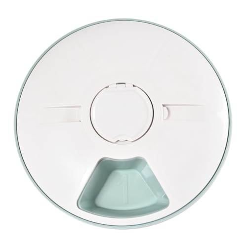 Happyyami Smart Timing Feeder 6 Port Pet Bowl Automatische Fütterung Platte Regelmäßige 90g Fütterung für Welpen Zu Senioren von Happyyami