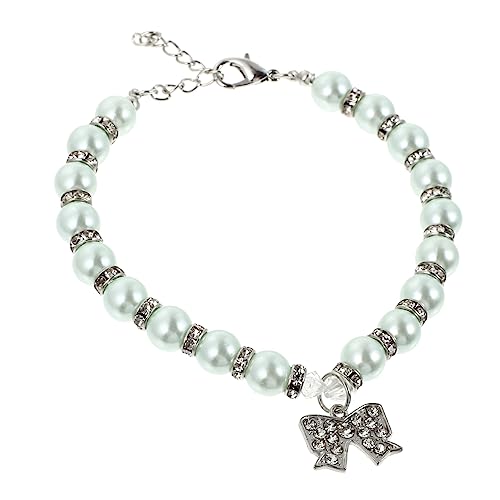 Halskette Hundekette Schmuck Dekorationen Heimtierbedarf Diamant Ornamente Für Kleine Hunde Haustier Katzenhalsband Haustierhalsband Mit Band Happyyami von Happyyami