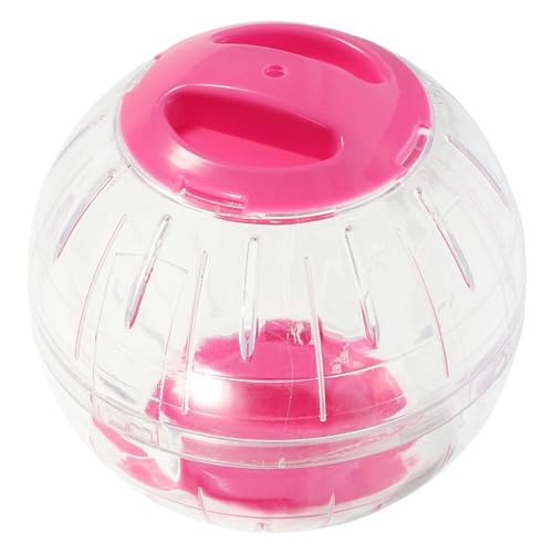 Happyyami Hamsterball Für Kleine Haustiere Transparente Trotzkugel Aus Pink Mini Laufspielzeug Für Hamster äuse Und Nager Ideal Für Bewegung Und Spielzeit von Happyyami