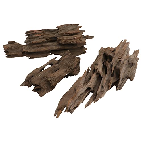 Happyyami 1 Natürliches Versunkenes Holz Luft Protokoll Schwämme Lebensechtes Treibholz Neon Künstliches Pflanzendekor Automatisch Tank Natürliche Aquariumdekorationen Hohl Natürliches Holz von Happyyami