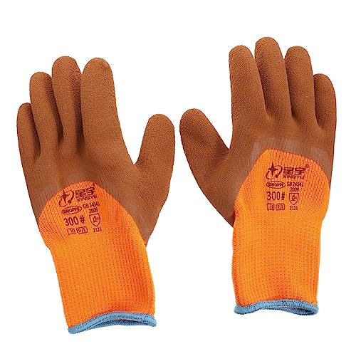 Happyyami 1 Paar Anti-Biss-Handschuhe Bissfeste Handschuhe Für Hunde Haustierhandschuhe Winterhandschuhe Für Kinder Trainingshandschuhe Für Vögel Badehandschuhe Für Katzen Brown Polyester von Happyyami