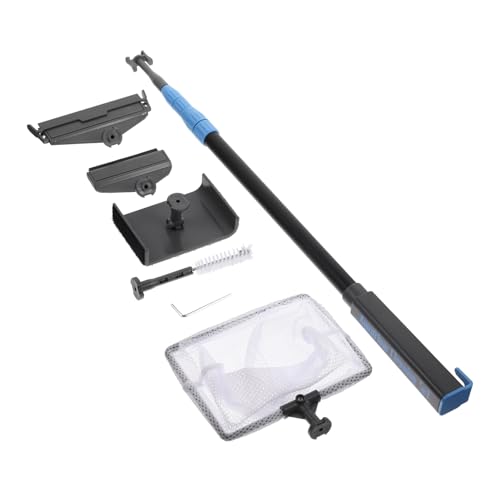 Happyyami 1 Satz Algenschaber Für Aquarien Entlüften Schwimmbad Halter Tank Automatisch Aquarium Pumpe Futterspender Leistung Anlage Luft Vakuum Garnele Groß Netz Fangen Strand Plastik von Happyyami