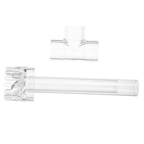 Happyyami Aquariumbecken Multifunktion Aquarienfilter 1 Set Aquarium Oberflächenproteinabschäumer Ölfilmprozessor Für Aquarien Fischbehälter Wasserfilter Mit Schwimmkörper Und 25mm t Stück Zubehör von Happyyami