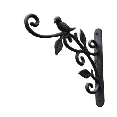 Happyyami 1 Satz Hängender Pflanzenständer Einziehbar Blumenkästen Ästhetischer Pflanzenaufhänger Für Die Wand Kleiner Weidenkorb Einsätze Runden Hängender Pflanzer Gartenhaken Eisen Black von Happyyami