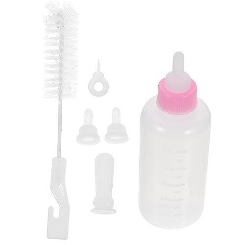 Happyyami 1 Satz Milchbehälter für Welpen pet Flaschen pet Supplies Milchflasche für Haustiere Tragbare Haustierflasche Tierbedarf Milchfutterautomat für Haustiere PET-Flaschen-Kit Kieselgel von Happyyami