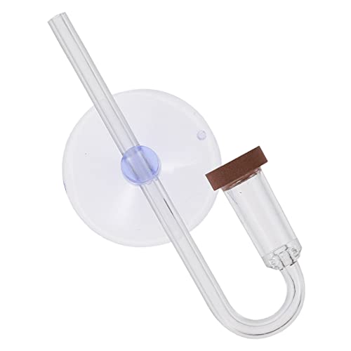 Happyyami 1 Satz Sprudelschale für Aquarien CO2-Tank Besonderheit Düse Wassertank sauerstoffpumpe air Purifier Diffusor CO2-Diffusionssystem Versorgung mit Aquarien Acryl von Happyyami