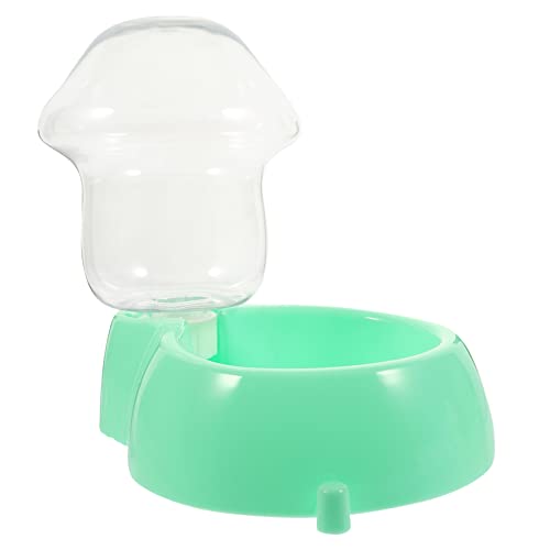 Happyyami 1 Satz Trinkschale Wasserspender für Welpen Wassertrinkgerät Wasserschale Futternapf für Hunde Haustiernapf pet Water Bottle pet Water Bowl katzentrinker Wasserhalter Plastik Green von Happyyami