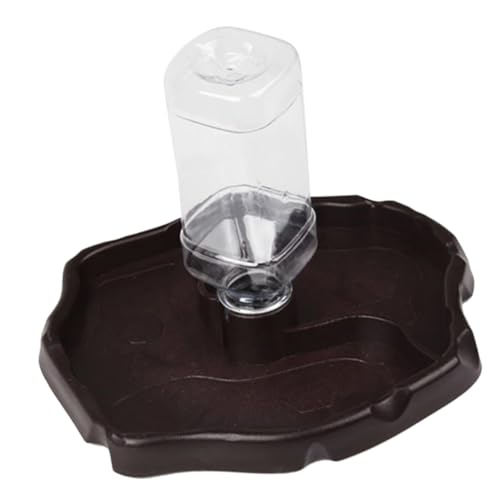 Happyyami 1 Satz Wasserspender für Haustiere Wasserspender für Kaninchen Reptilien zubehör automatischer wasserspender Schildkrötenfutter langlebiger Futternapf Plastik von Happyyami