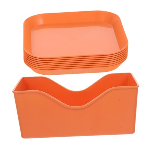 Happyyami 1 Set Fatigue Katzennapf Katzenteller Für Nassfutter Kätzchen Futternapf Quadratische Katzennäpfe Katzenschalen Für Futter Katzenteller Für Futter Katzenfutterstation von Happyyami