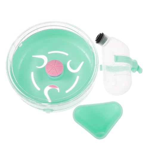 Happyyami Unverzichtbares Haustierzubehör Laufrad-Futter Und Wasserflaschen-Set Für Meerschweinchen Und Hamster Kompakt Und Robust Für Das Homeoffice Grün Happyyami Unverzichtbares Haustierzubehör Laufrad-Futter Und Wasserflaschen-Set Für Meerschweinchen Und Hamster Kompakt Und Robust Für Das Homeoffice Grün von Happyyami