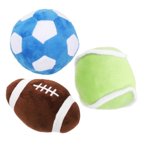 Happyyami 1 Set Plüsch Hundespielzeug Langlebig Sport Plüschbälle Ball Für Welpen Sport Trainingsball Katzenspielzeug Kleine Bälle Katzenspielzeug Ball Weiche Sportbälle von Happyyami