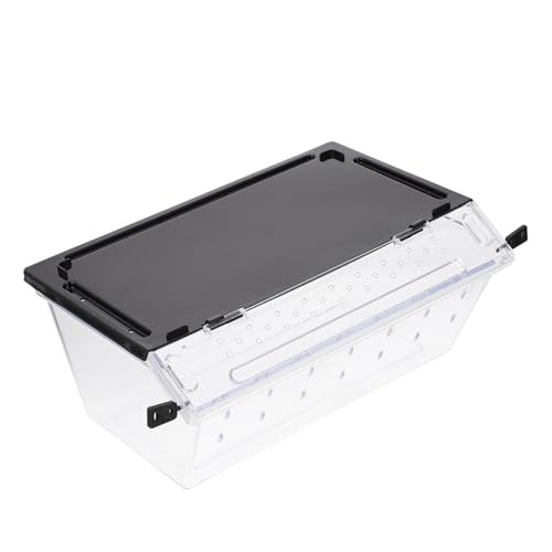 Happyyami 1 Stück Karton Futterbox für Reptilien Eidechsen-Terrarium Brutbehälter für Reptilien Spinne insektenbox Insekten Box Tier Reptilienterrarium Anti-Escape-Fall für Reptilien Plastik von Happyyami