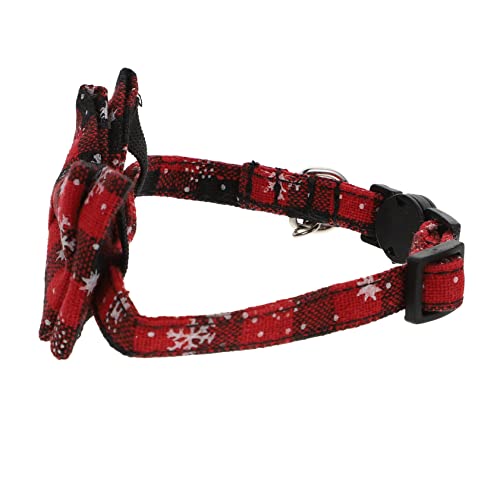 Happyyami 1 Stück Weihnachten Pet Halsband Abnehmbarer Katze Kragen Druck Halsband Pet Hals Ornament Happyyami 1 Stück Weihnachten Pet Halsband Abnehmbarer Katze Kragen Druck Halsband Pet Hals Ornament von Happyyami