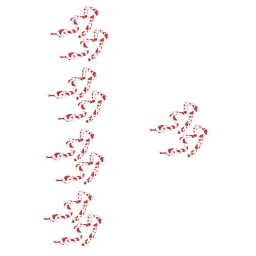 Happyyami 10 STK Katzenminze-Schlange interaktives Spielzeug mentalite Haupttag der Katze Plüschtiere Spielzeuge fröhliches Katzenminze-Spielzeug Katzenspielzeug für Haustiere selbst Spielen von Happyyami