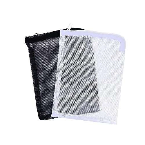 Happyyami Aquarium Mesh Tasche 20x30cm 5 Stücke Jeder in Weiß Schwarz Fisch Tank Beutel Zipper Material von Happyyami