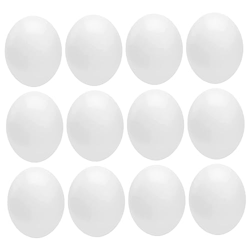 Happyyami 12stücke Realistische Kunststoffeier Simulierte Vogel-Eier Für Dekoration Spielzeug Und Zucht Für Ostern Deko Und Taubenhaltung Happyyami 12stücke Realistische Kunststoffeier Simulierte Vogel-Eier Für Dekoration Spielzeug Und Zucht Für Ostern Deko Und Taubenhaltung von Happyyami