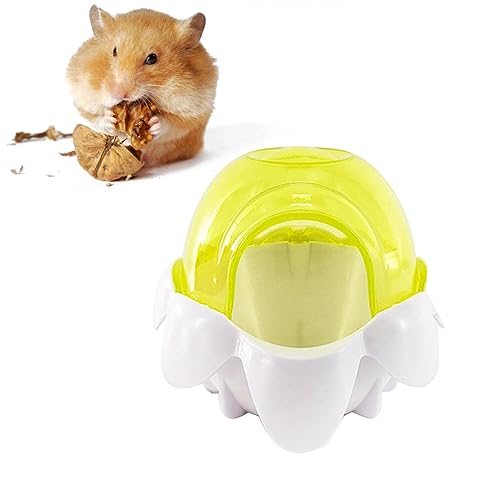 Happyyami 1Stk Badehaus für Haustiere hamsterzubehör Hamster zubehör Hamster-Reinigung Toys for small Animals Hamster durchscheinend Sandbad für Haustiere Haustierbedarf Hamsterbad von Happyyami